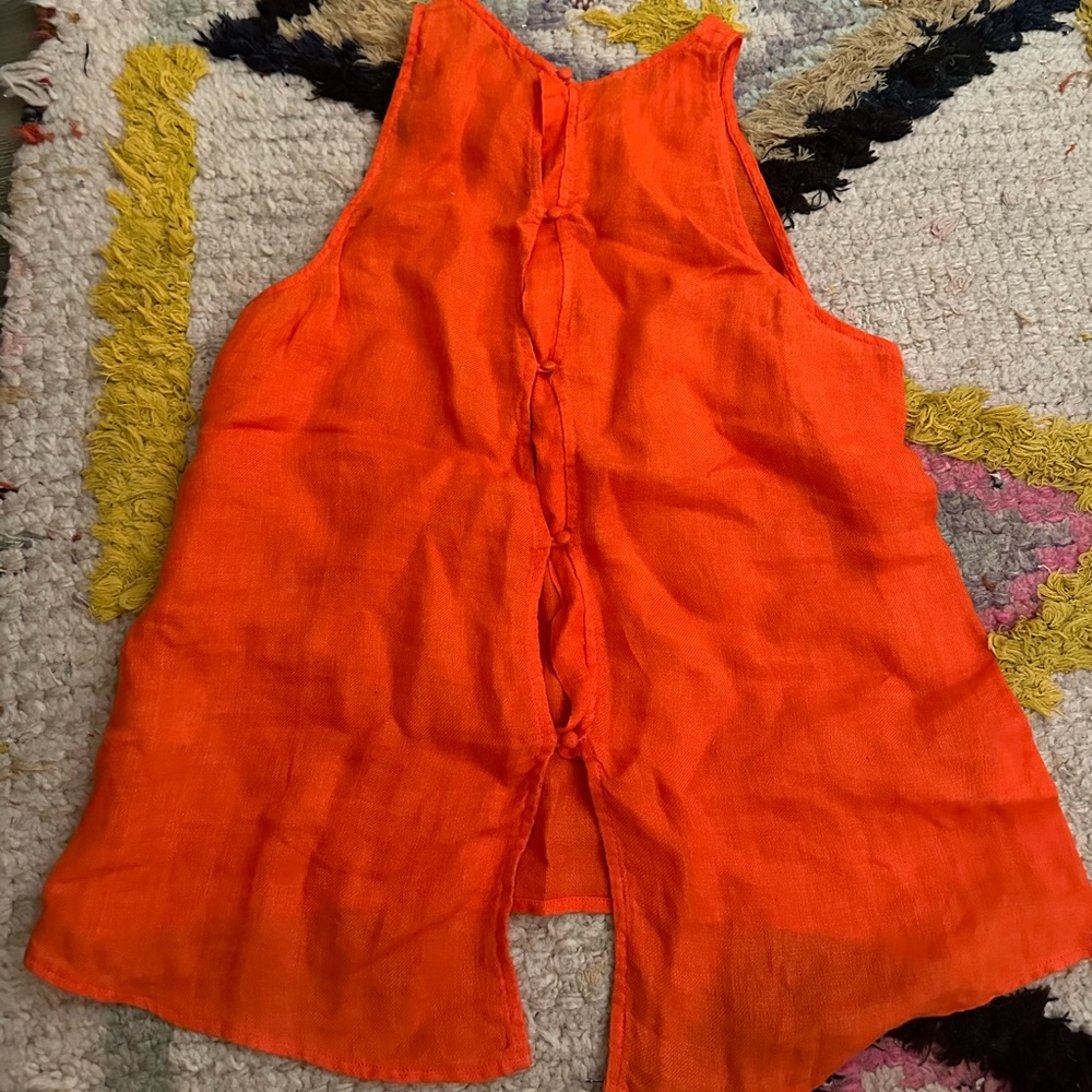 Joie Linen Tank Top - Picture 2 of 5